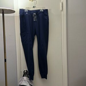 Wear Figs Navy Jogger scrub pants